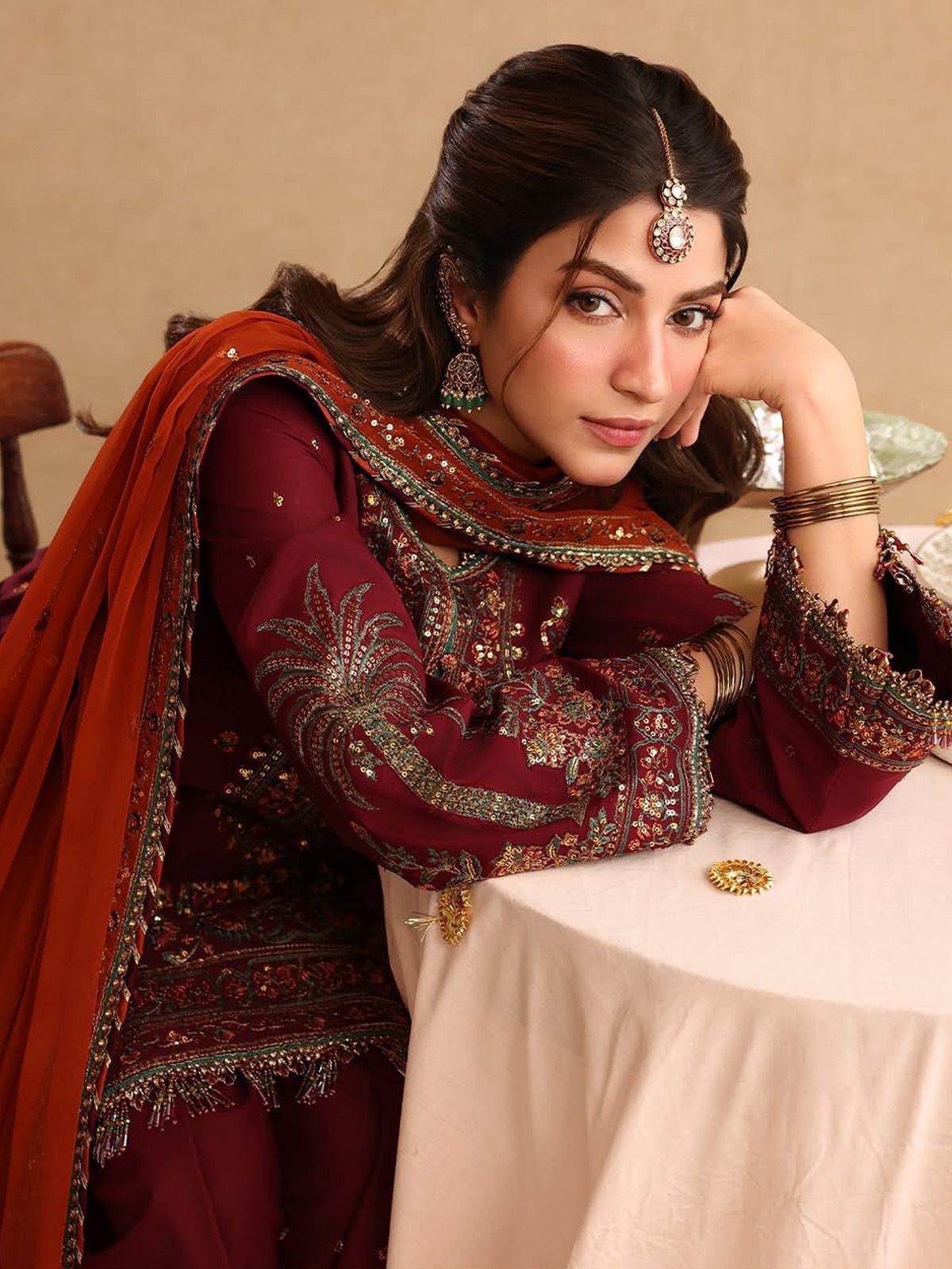 Asim Jofa Wedding Edition 2026 Heavy Embroidered Chiffon image 4