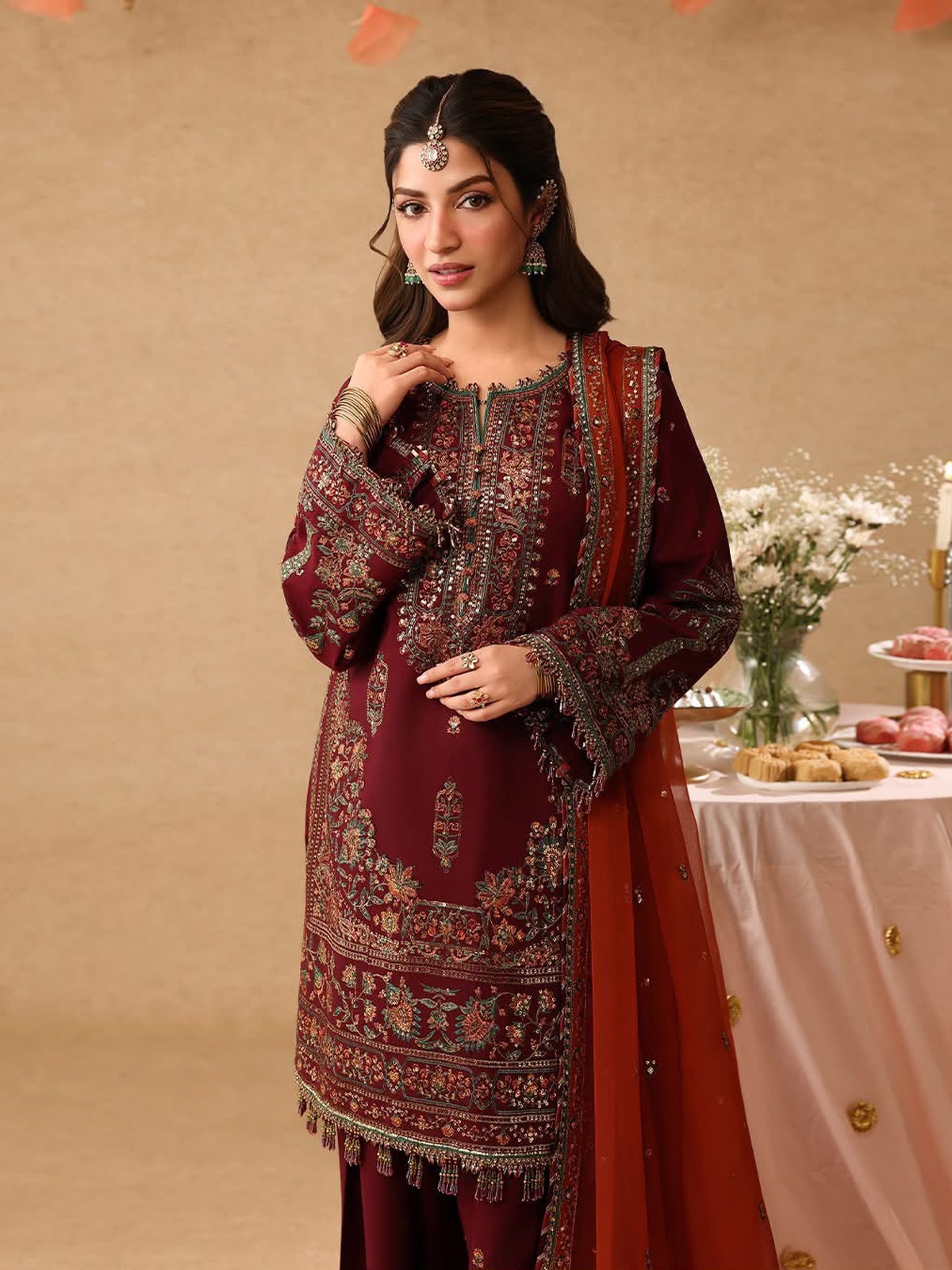 Asim Jofa Wedding Edition 2026 Heavy Embroidered Chiffon