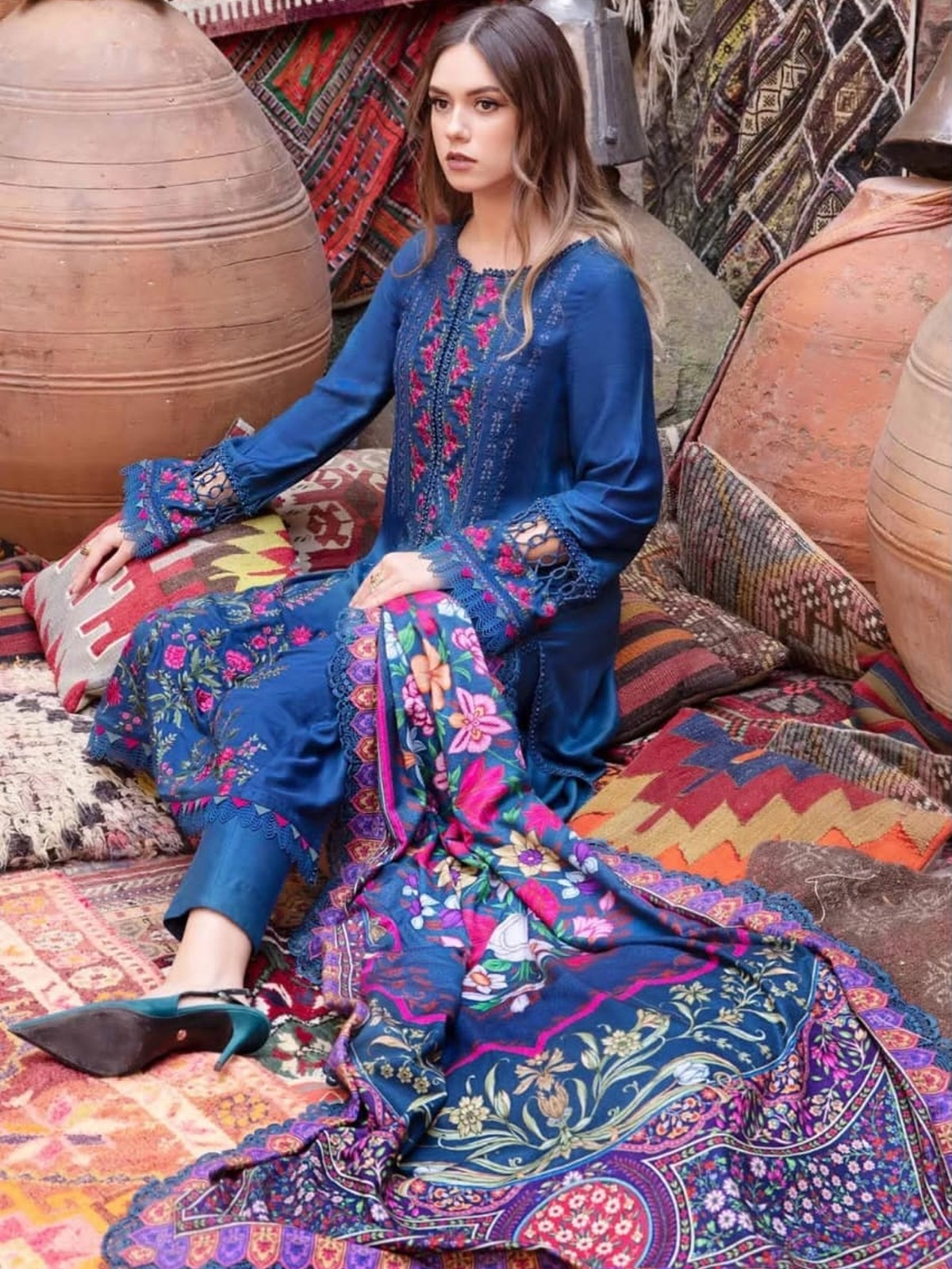 Maria.B Winter Collection Embroidered image 3