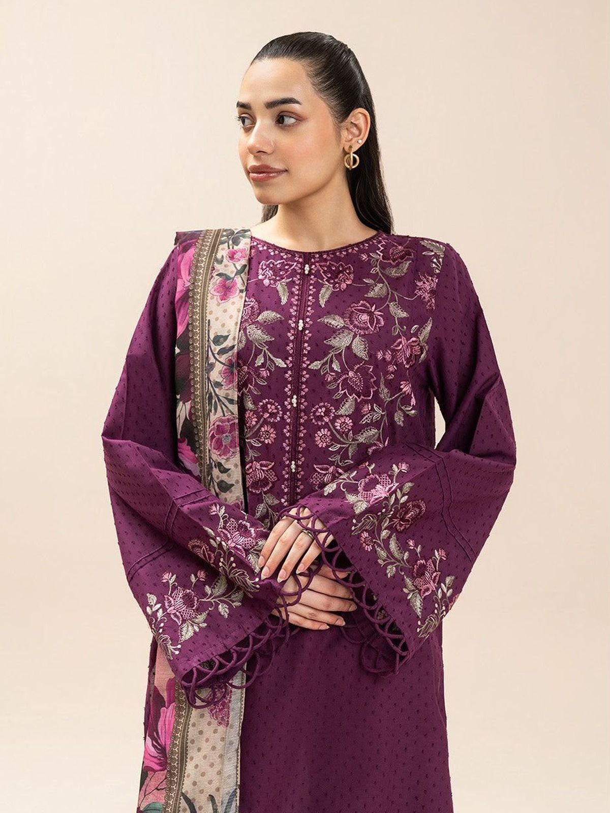 BeechTree Winter Collection Heavy Embroidered image 3