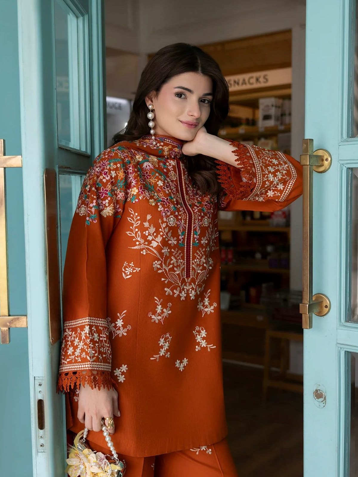 Batik Winter Casual Heavy Embroidered image 3