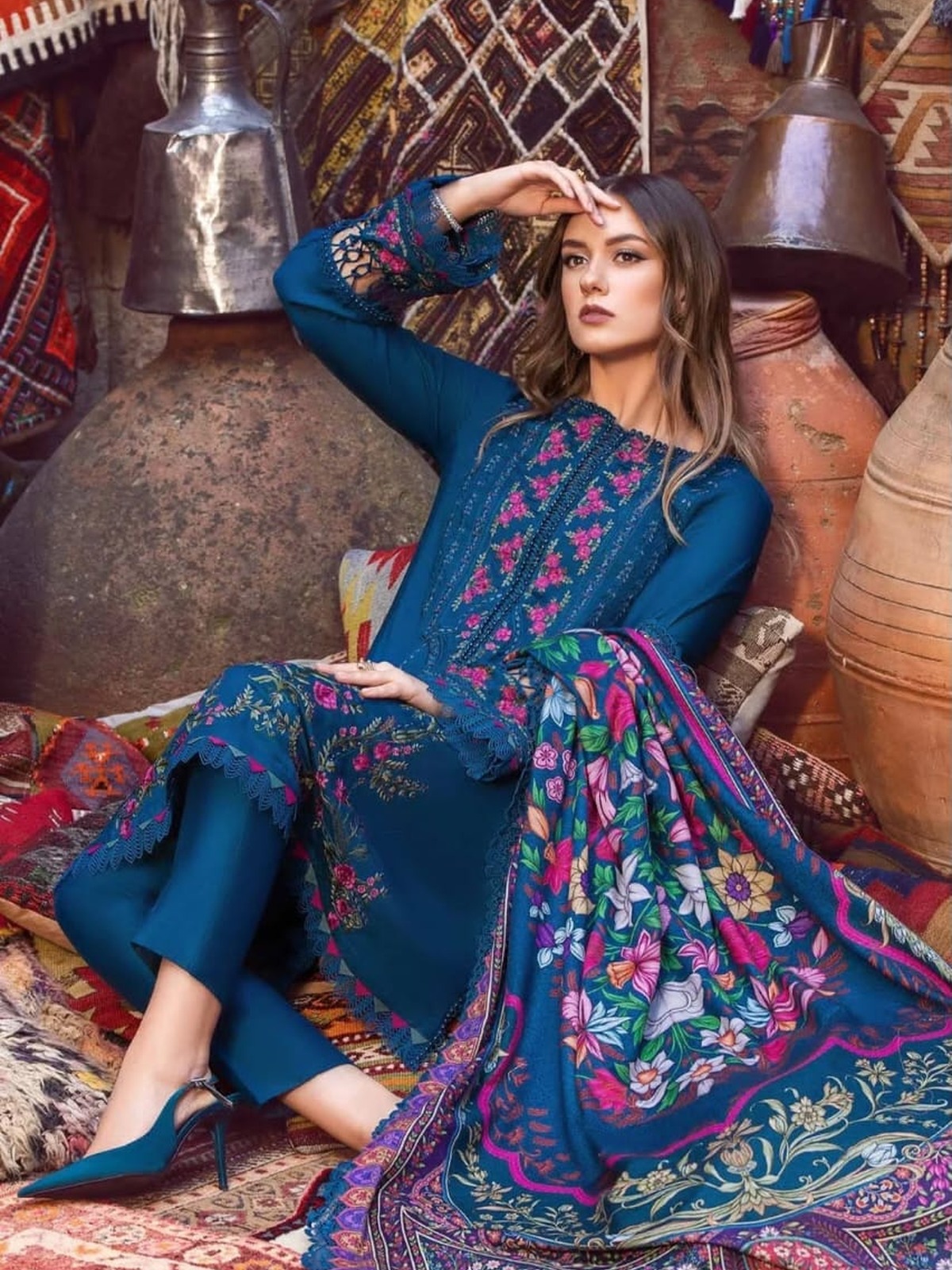 Maria.B Winter Collection Embroidered image 2